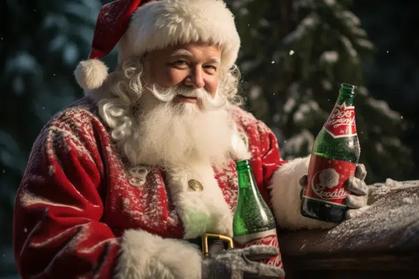 Origine du Père Noël Vert : impact de Coca Cola sur le mythe festif