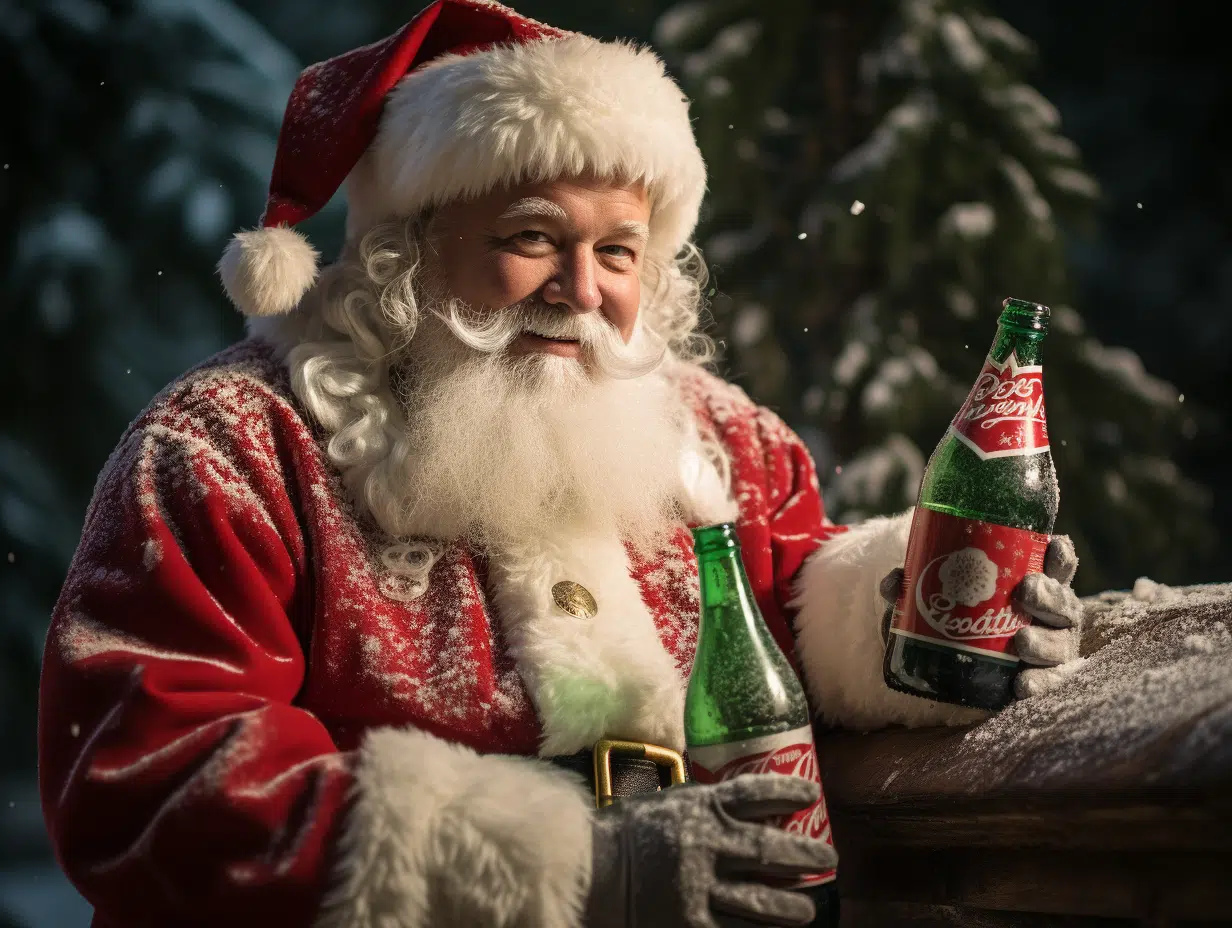 Origine du Père Noël Vert : impact de Coca Cola sur le mythe festif