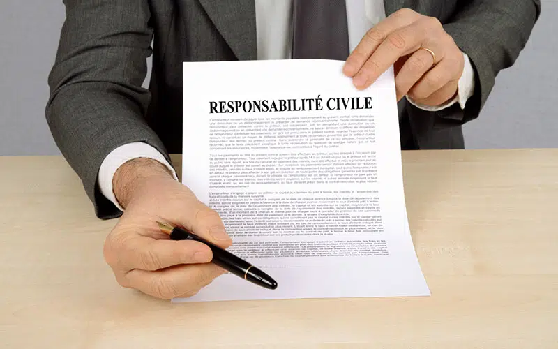 Qui doit avoir une responsabilité civile ?